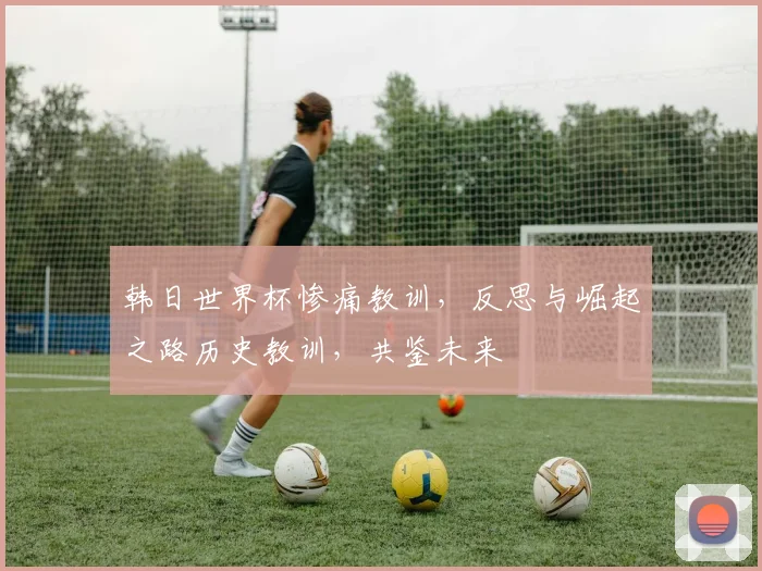 韩日世界杯惨痛教训，反思与崛起之路历史教训，共鉴未来